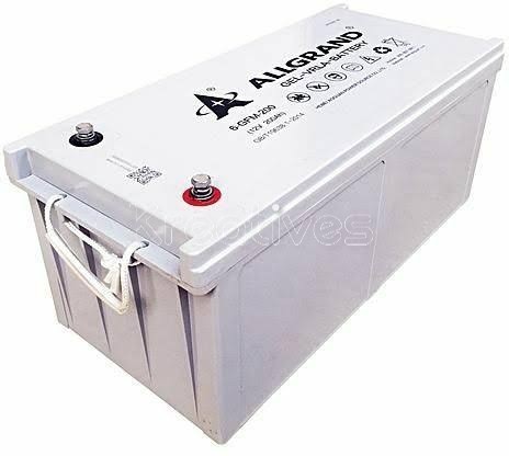 Allgrand 12V 200Ah Gel Rechargeable Battery