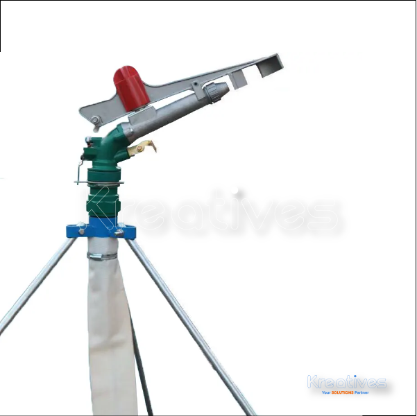 Rain Gun Sprinkler with Stand 2Inch 50M Radius