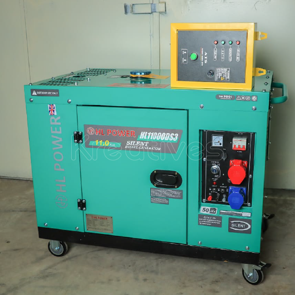 HL Power UK 11kva Diesel Single+3 Phase Generator With ATS
