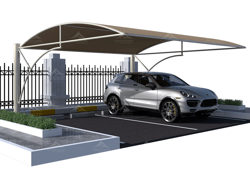 2-Vehicle Waterproof Car Parking Shade Structure | Kreatives.co.ke Kenya