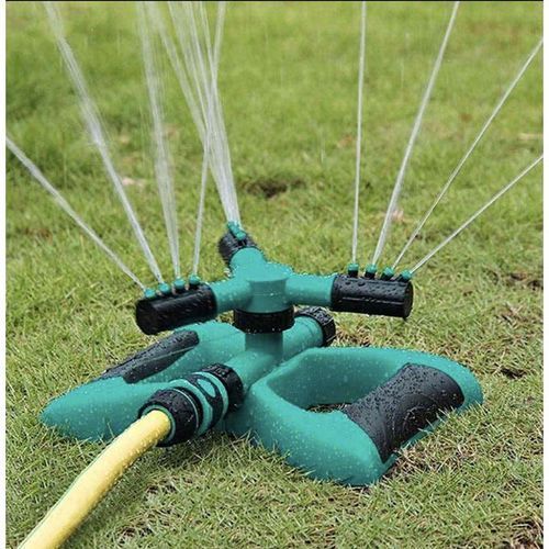 3-Arm 360° Auto-Rotating Water Sprinkler for Garden | Kreatives.co.ke Kenya