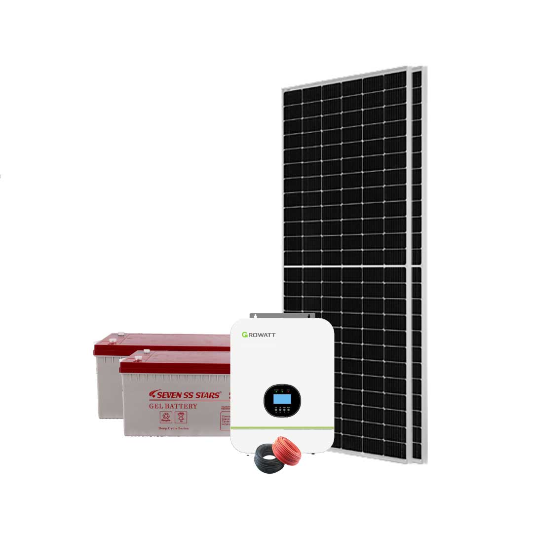 3kW Growatt SS STAR Solar Kit | 3kW Solar System with Growatt Inverter & Battery