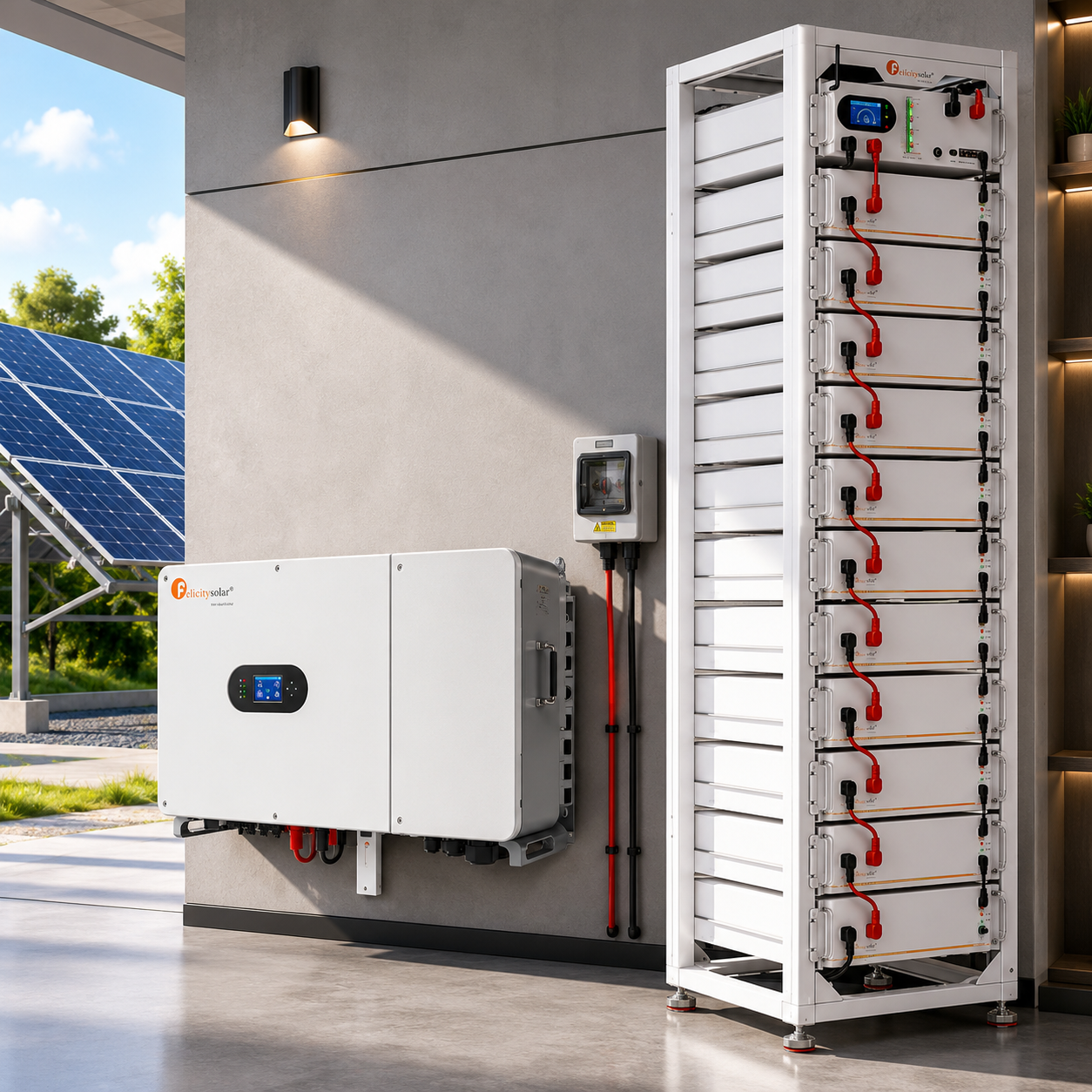 55kVA 50kW 3-Phase Hybrid Inverter – IVGM50KHP3G2 | 55kVA 50kW Three Phase Solar Inverter WiFi