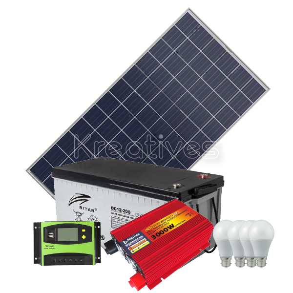 3000Watts Solar System Kits Complete