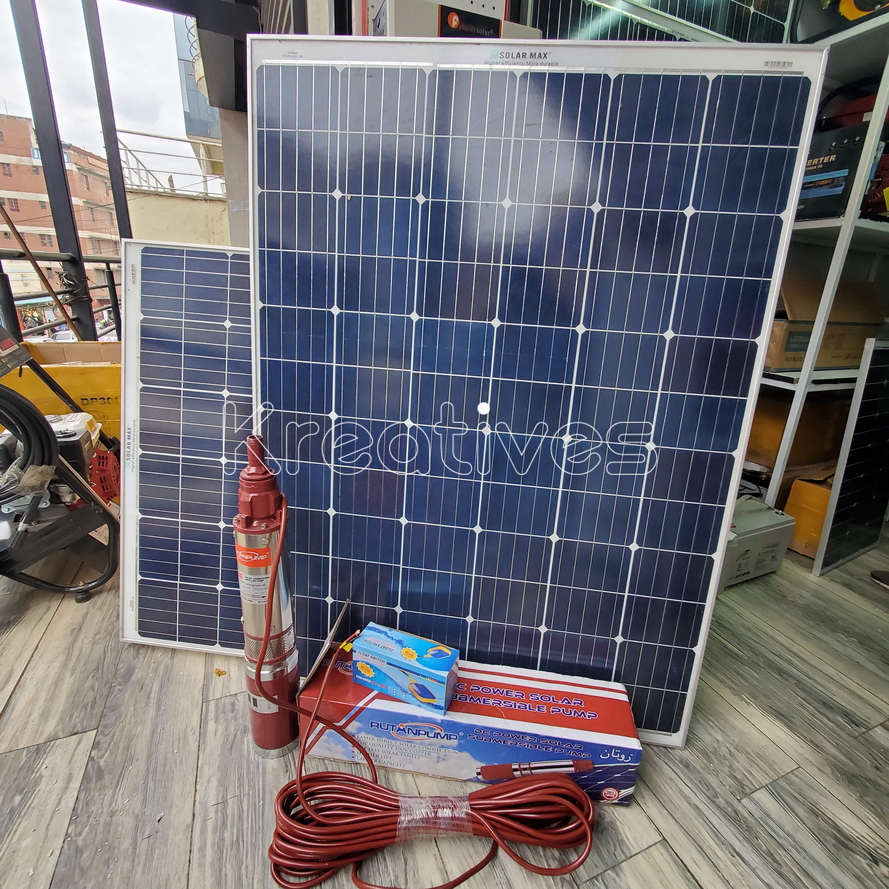 Rutan 50M Solar Water Pump System with Solar Panels