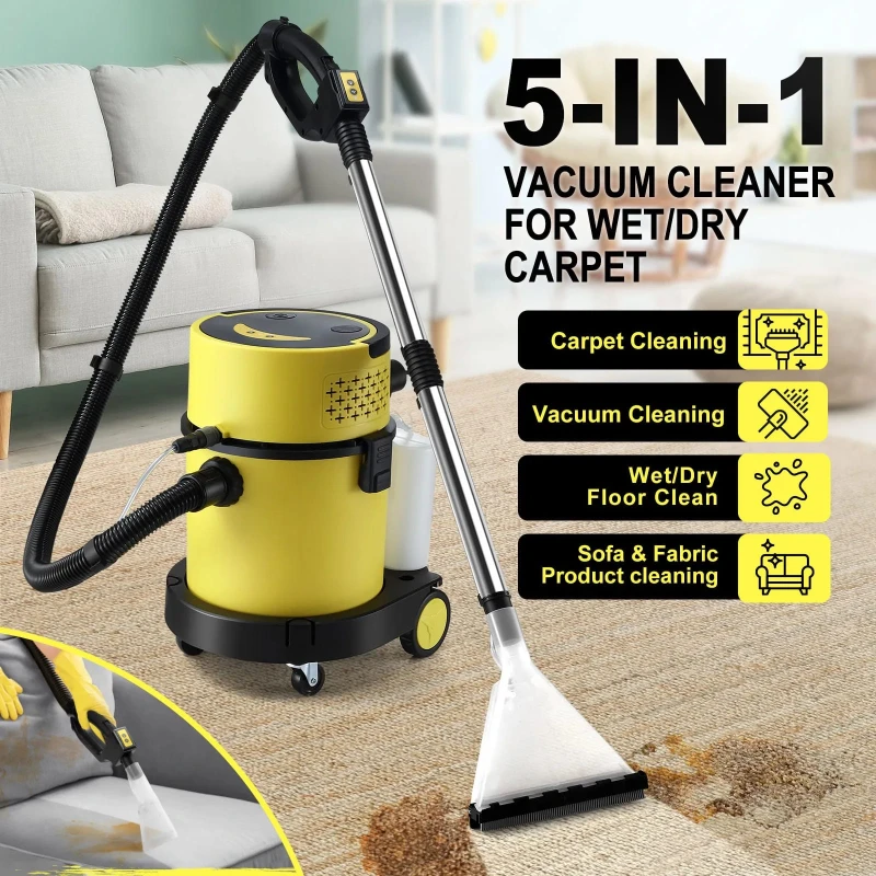 5in1 Carpet cleaner, Seat Cleaner Wet&Dry Vacuum Cleaner 