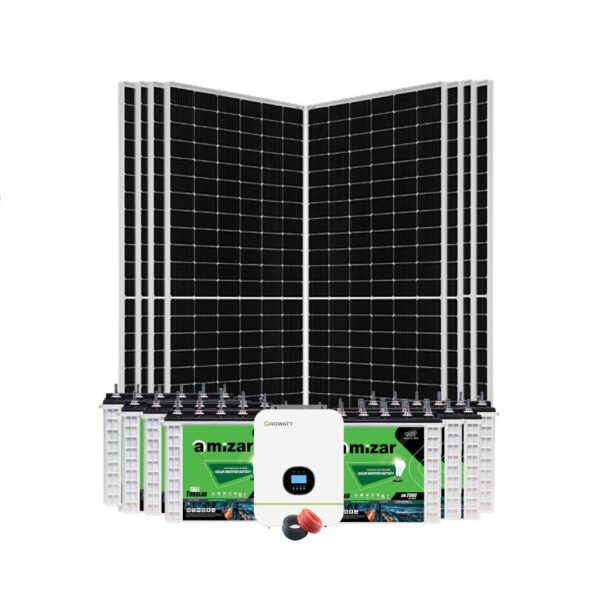 5kW Amizar Growatt Solar Kit– 8×455W Panels - 24 Months Warranty | 1 Year Free Service