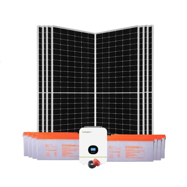 5kW Felicity 200Ah GEL Growatt Solar Kit– 8×455W Panels - Fast Delivery Countrywide | Spare Parts Centre