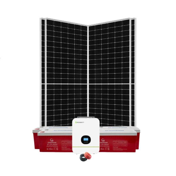 5kW GreenPower GEL Growatt Solar Kit - Spare Parts Centre