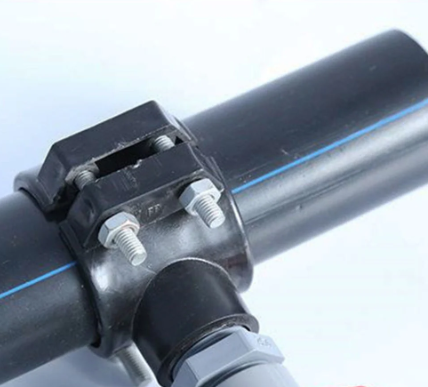 63mm x 1 Inch HDPE / PVC Saddle Clamp – Pipe Take-Off Connector for HDPE Pipes Kenya | Kreatives.co.ke