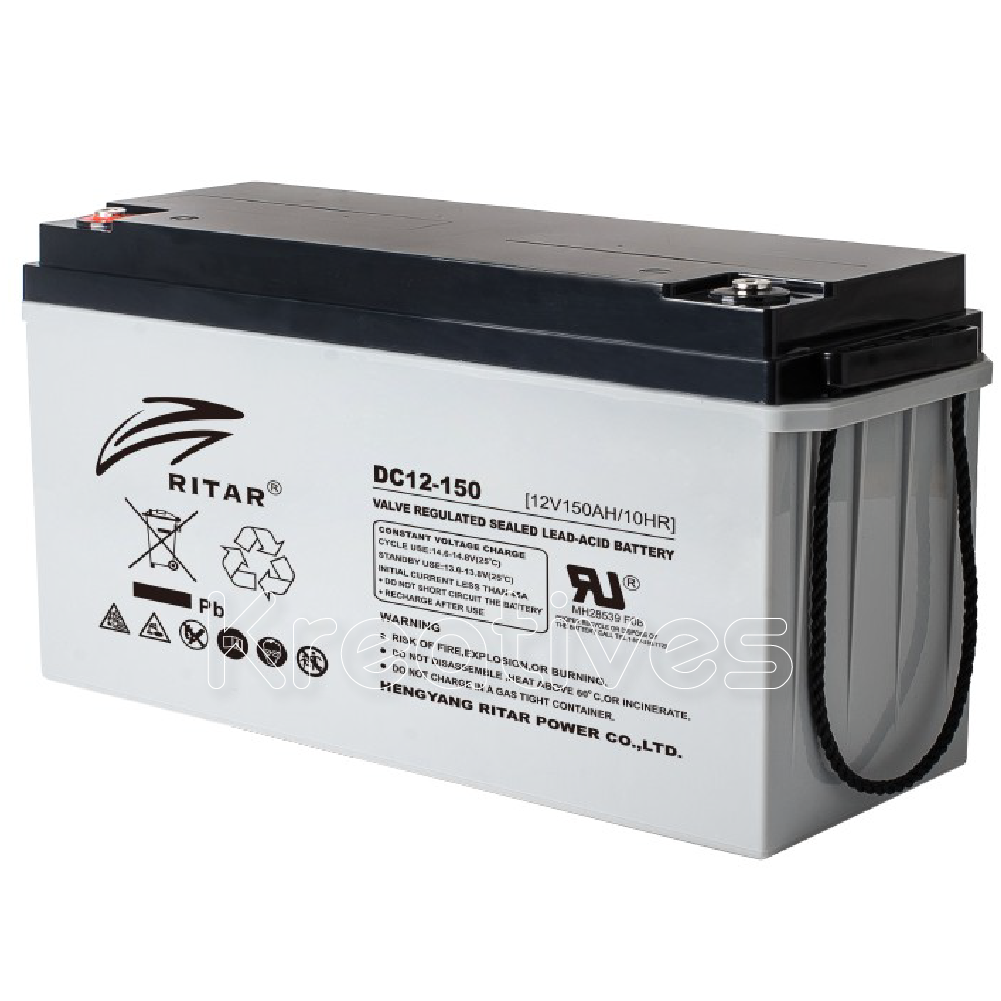 Ritar 12V 150Ah Lead Sealed maintenance free battery