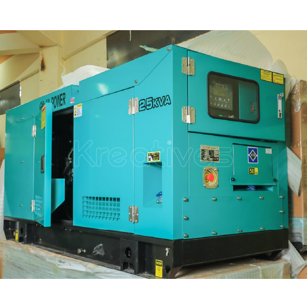 HL Power UK Water Cooled 25kva Diesel 3 Phase with inbuilt ATS