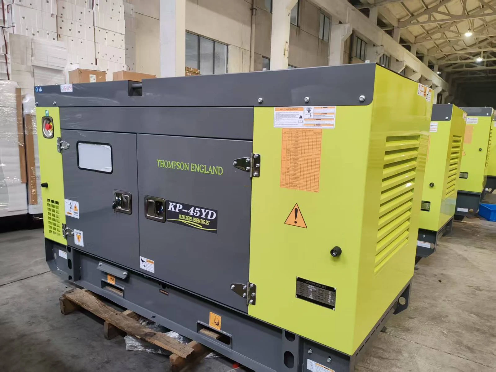Thompson England Water-Cooled 15Kva Silent Generator with ATS - Three phase DG-17000-SE-3