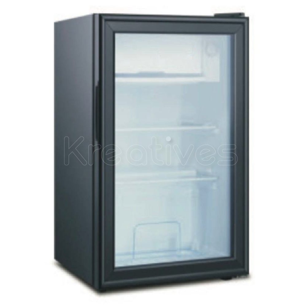 65L Commercial Mini Glass Door Counter Fridge And 10L Freezer