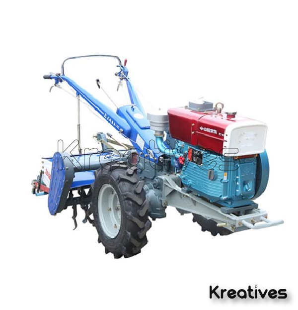 Jiandong walking tractors 16HP with Accessories[iron wheels,arrow ploughs and tiller]