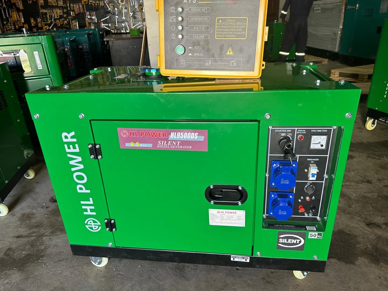 HL Power UK Diesel 9.5Kva Silent Generator - HL9500DS
