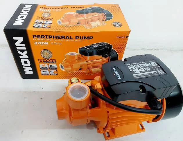 0.5HP 35L/min 35Mtr Water Pump Booster 370W Wokin 790137,Copper Wire Motor 