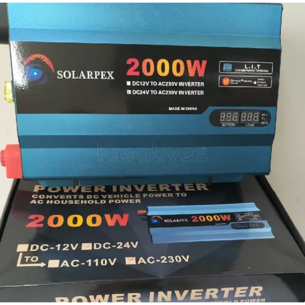 Solarpex 2000Watts Inverter for Solar DC/AC