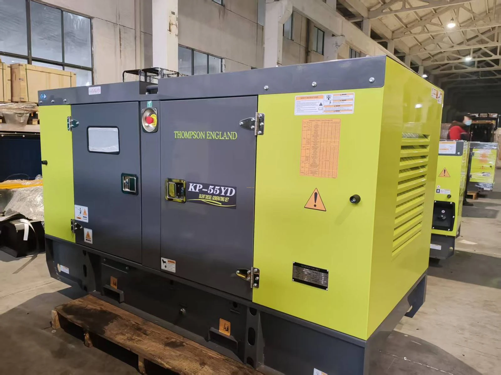 Thompson England 10Kva Silent Generator with ATS - Single phase DG-11000-S 
