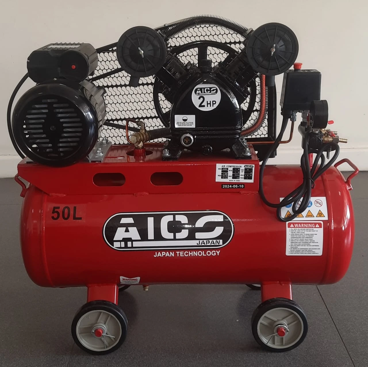 50Ltrs Painting Air Compressor Electric Portable.