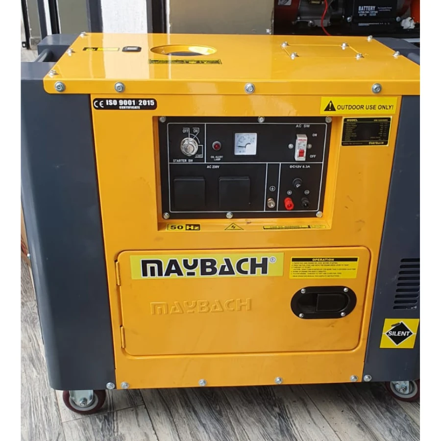 6.5KVA Maybach Diesel Silent Generator Water Cooled - Super Silent