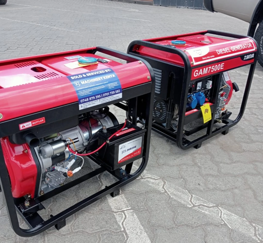 7.5Kva Diesel Generator Portable - GAM Africa