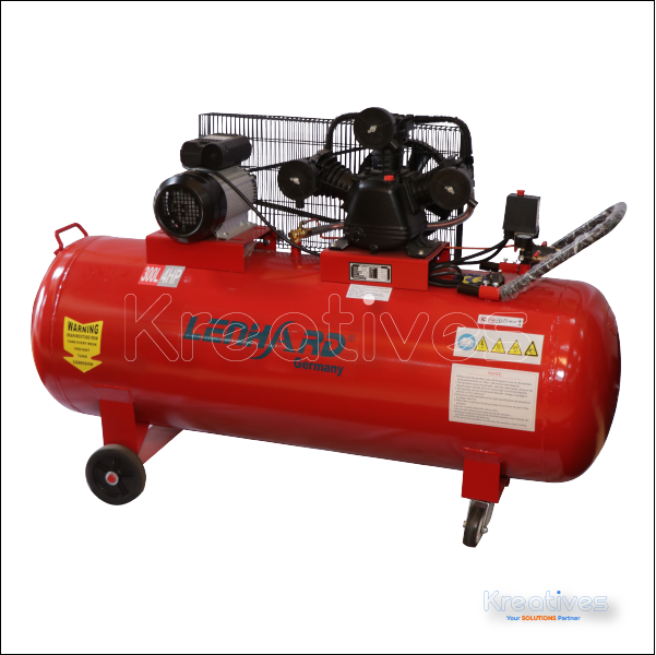 Lenhard Germany 300L 4.0HP Electric Air Compressor Belt Driven