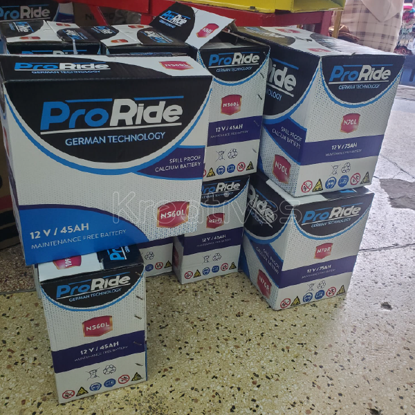 Proride N50 Car Battery Mentainance Free