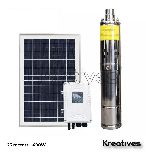 Shiyuan 25M 400W Solar DC Submersible Pump with Controller