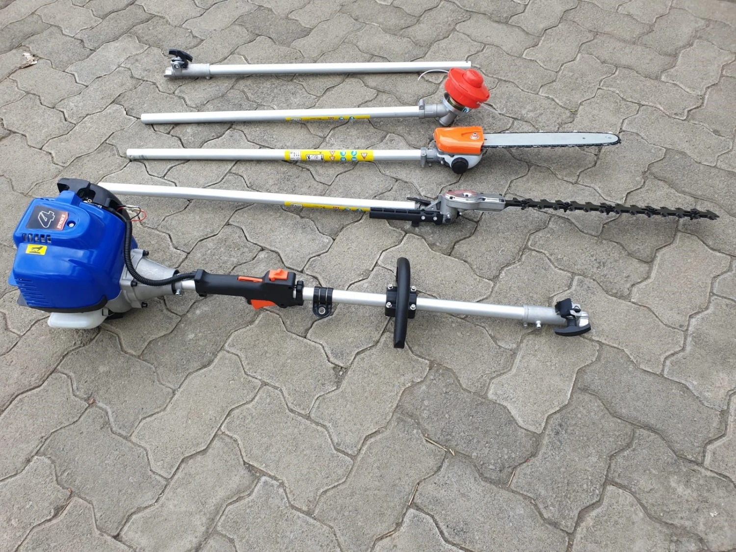 5in1 Petrol Brush Cutter+Hedge Trimmer+Saw+Line Cutter