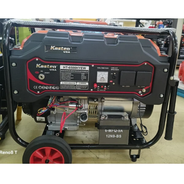 Kasten USA 7Kva Petrol generator key Start With wheels
