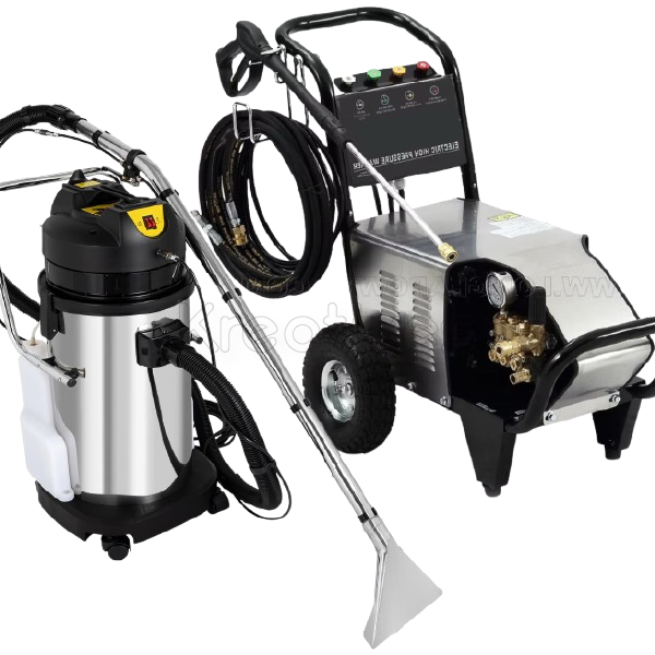 Hisaki Japan 3450PSI Pressure Washer Machine Car Wash + 2in1 20L Carpet/Seat Cleaner Vacuum Cleaner