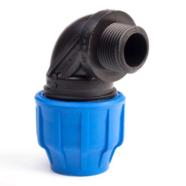 Compression HDPE Male Elbow Coupling | Kreatives.co.ke Kenya
