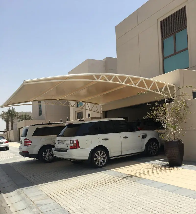 Double-Bay Wall-Mounted Car Shade | Kreatives.co.ke Kenya