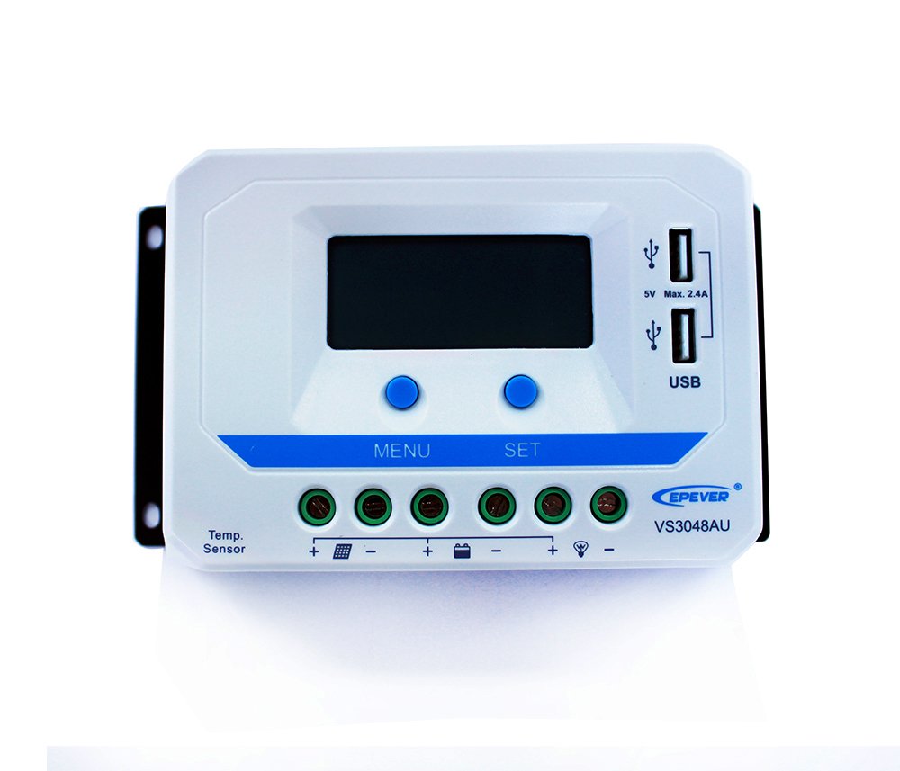 EPEVER PWM 30A Solar Controller | 12V/24V PV Charge Controller