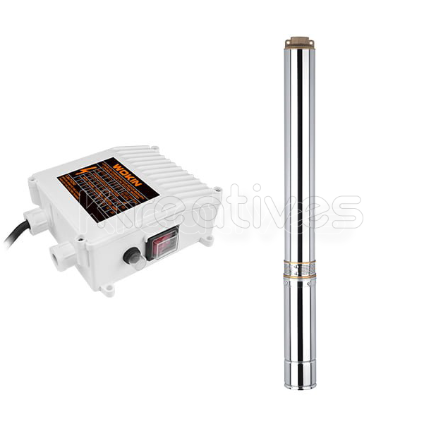 Wokin 132M 1.5HP Submersible pump for deep well - 4000Ltrs/Hr