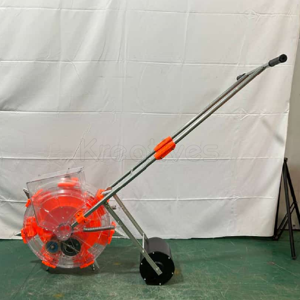 1 Seed Hand push roller Seed Planter with Adjustable Depth