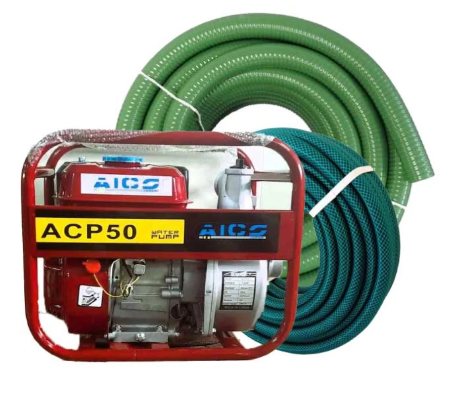 FREE 30Mtr 1/2Inch Braided Pipe + Aico 2Inch Petrol Water Pump + 6Mtrs Suction pipe 