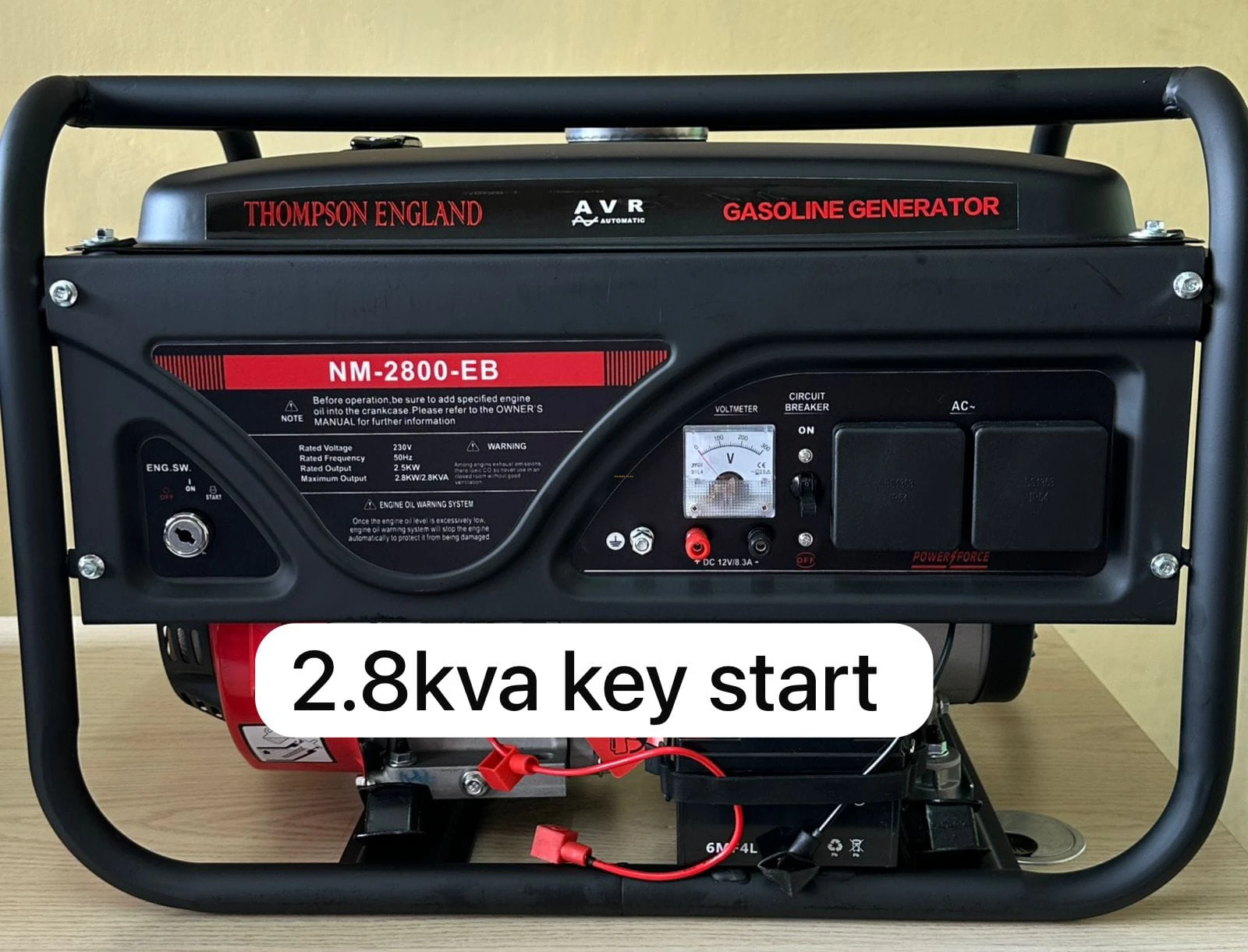 2.8kva Petrol generator Thompson England 