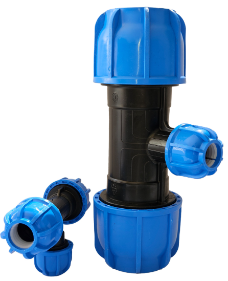 HDPE Reduced Tee 40 x 32 x 40mm | Kreatives.co.ke Kenya