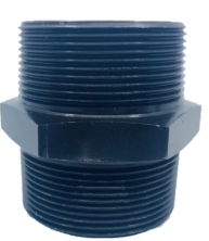 HDPE Male Threaded Hexagonal Nipple 1″ | Kreatives.co.ke Kenya