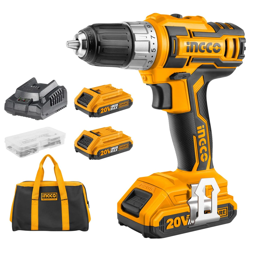 Ingco 20V Li-Ion Cordless Drill | Kreatives.co.ke Kenya