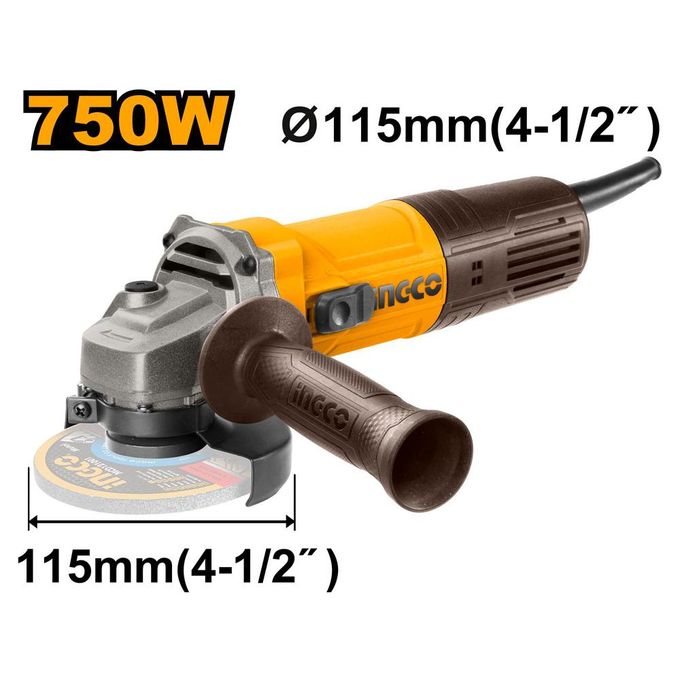 Ingco 750W 115mm Angle Grinder | Kreatives.co.ke Kenya