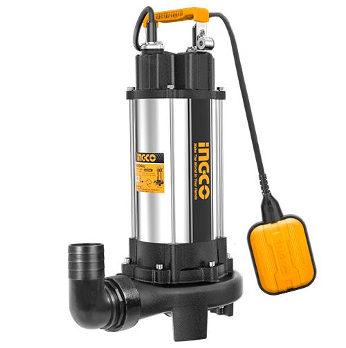 Ingco Sewage Submersible Pump – 1500W (2.0HP) – 14.5m Max Head | Kreatives.co.ke Kenya