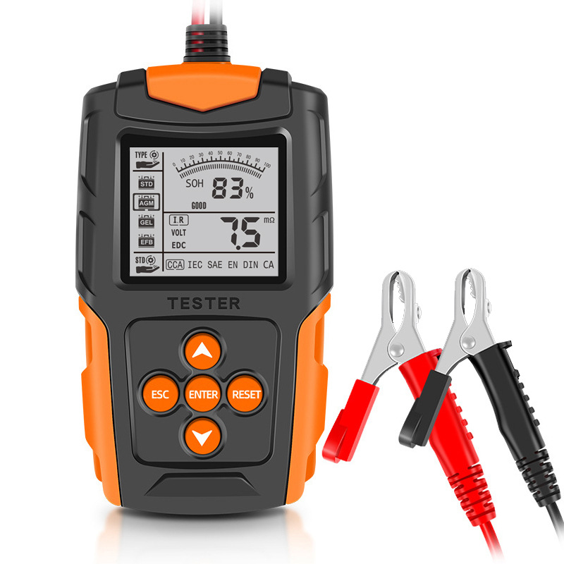 Intelligent Battery Tester Analyzer 12V 24V LCD