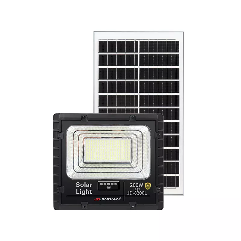 JD-8200L Original Metal Casing Solar LED Floodlight 200W