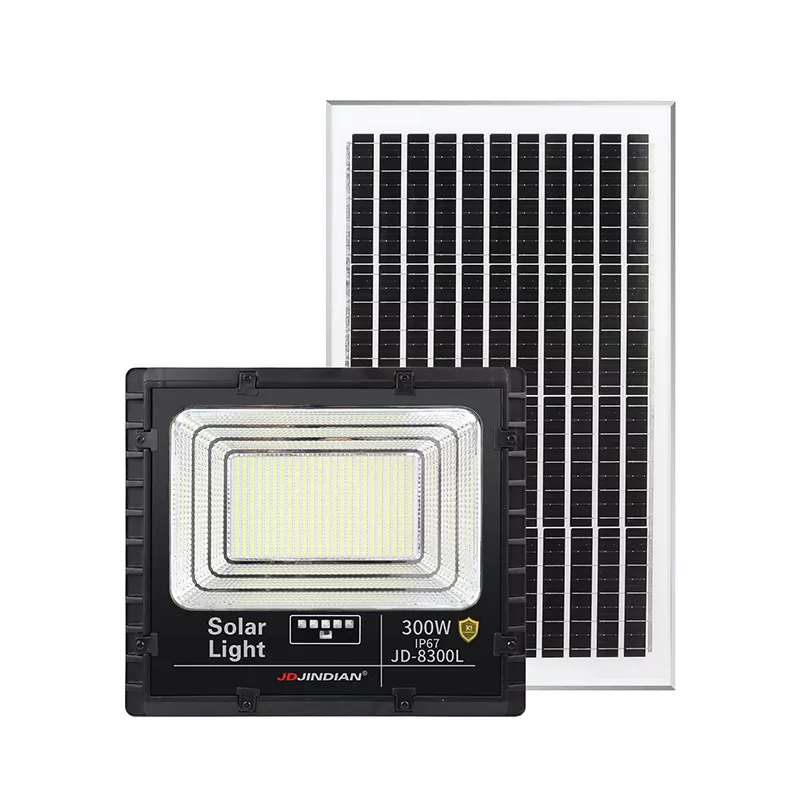 JD-8300L Original Metal Casing Solar LED Floodlight 300W