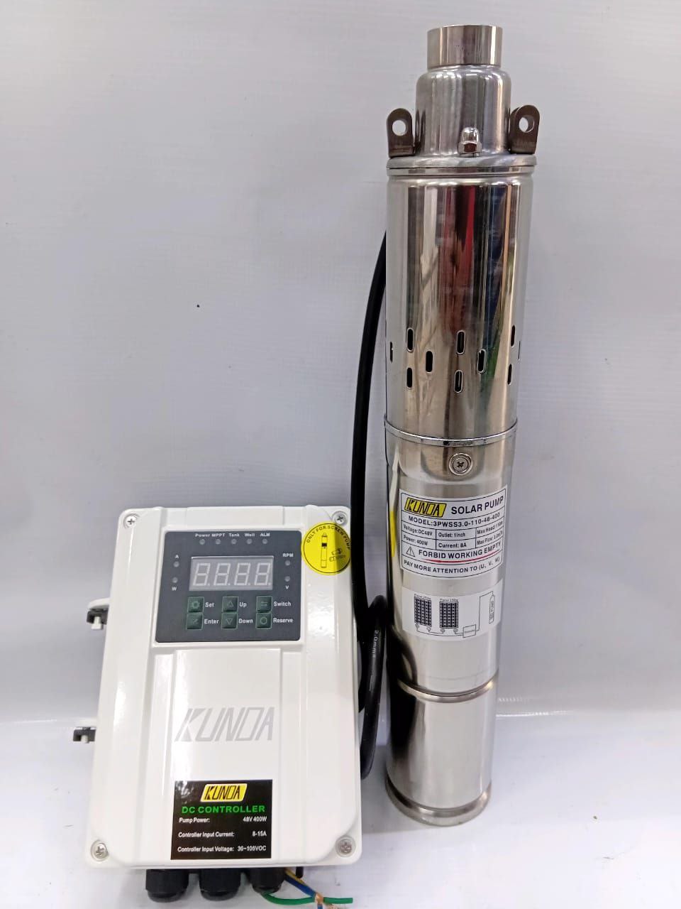 Kunda 400W Solar Pump – 110m Max Head | Kreatives.co.ke Kenya