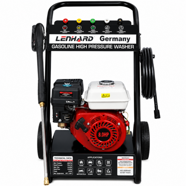 Lenhard 3200PSI Petrol Carwash - Order Now