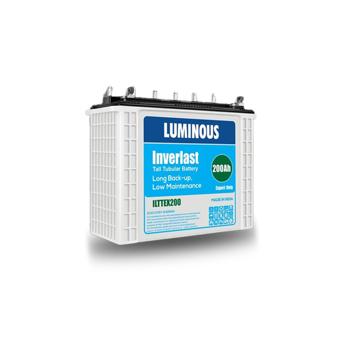 Luminous 200Ah Solar Battery | 12V Tubular Lead Acid Battery